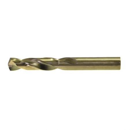 DRILLCO Screw Machine Length Drill, Heavy Duty Stub Length, Series 300C, Imperial, 116 In Drill Size 300C104